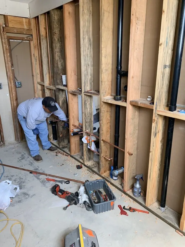 Commercial rough-in plumbing for Gas Line Repair in Oakland